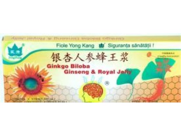 Co-Co Consumer - Ginkgo Biloba + Ginseng + Royal Jelly 10 fiole